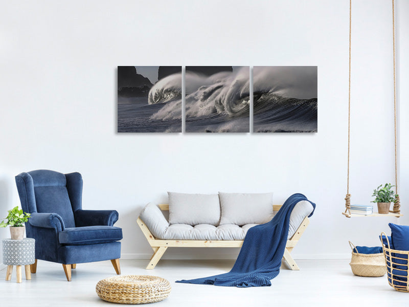 panoramic-3-piece-canvas-print-fascinating-waves