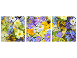panoramic-3-piece-canvas-print-fresh-spring-flowers