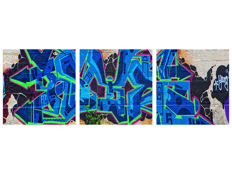panoramic-3-piece-canvas-print-graffiti-nyc