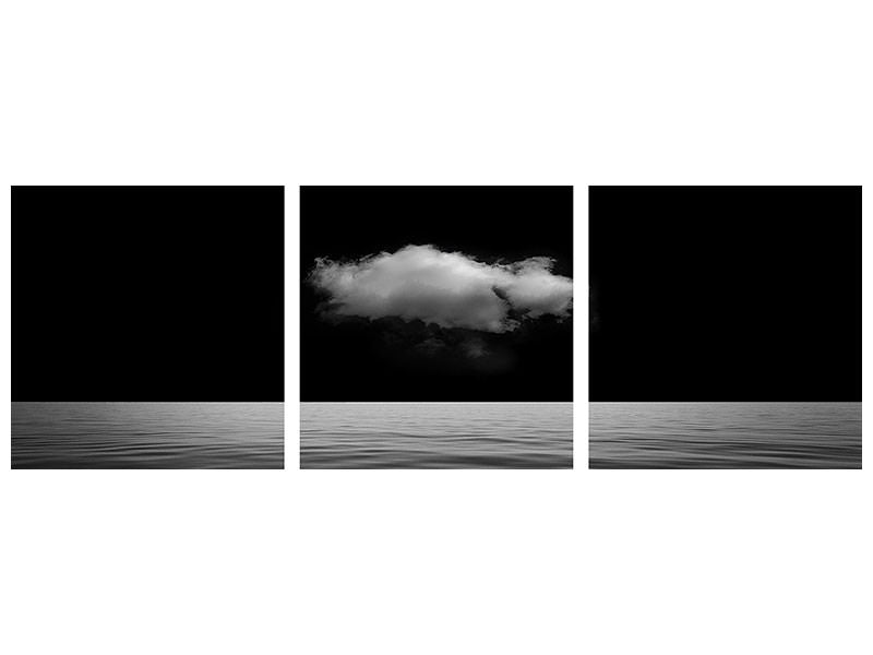 panoramic-3-piece-canvas-print-lonely-cloud