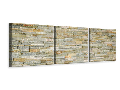 panoramic-3-piece-canvas-print-noble-stone-wall