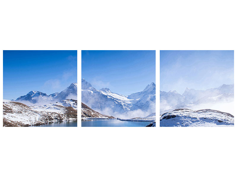 panoramic-3-piece-canvas-print-sundeck-at-the-swiss-mountain-lake