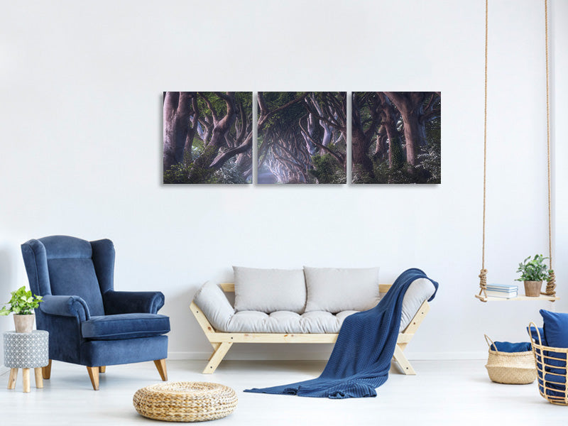 panoramic-3-piece-canvas-print-the-dark-hedges