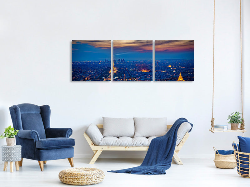 panoramic-3-piece-canvas-print-the-eiffel-tower-in-france