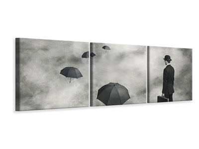 panoramic-3-piece-canvas-print-the-road-less-traveled