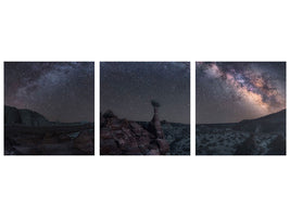 panoramic-3-piece-canvas-print-toadstool-night