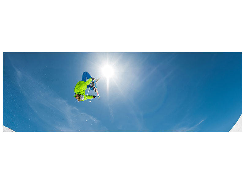 panoramic-canvas-print-backflip-crossed-skis