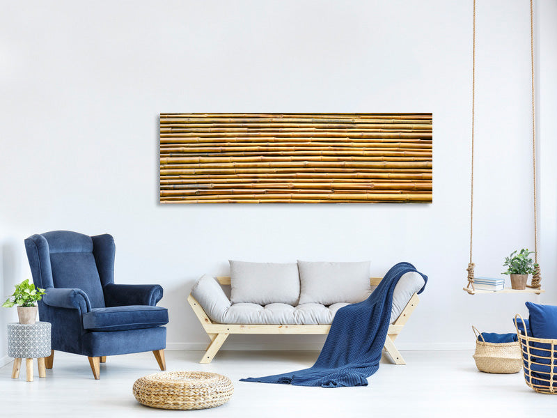 panoramic-canvas-print-horizontal-bamboo-wall