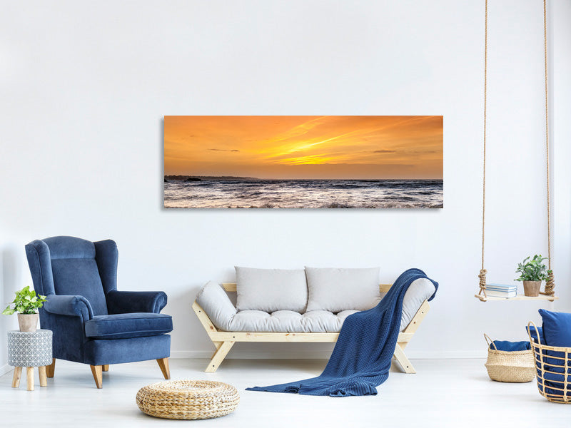 panoramic-canvas-print-lake-with-sunset