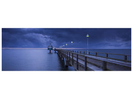 panoramic-canvas-print-pier-at-night