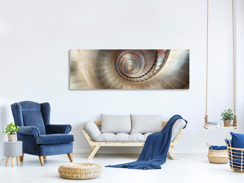 panoramic-canvas-print-spiral-staircase