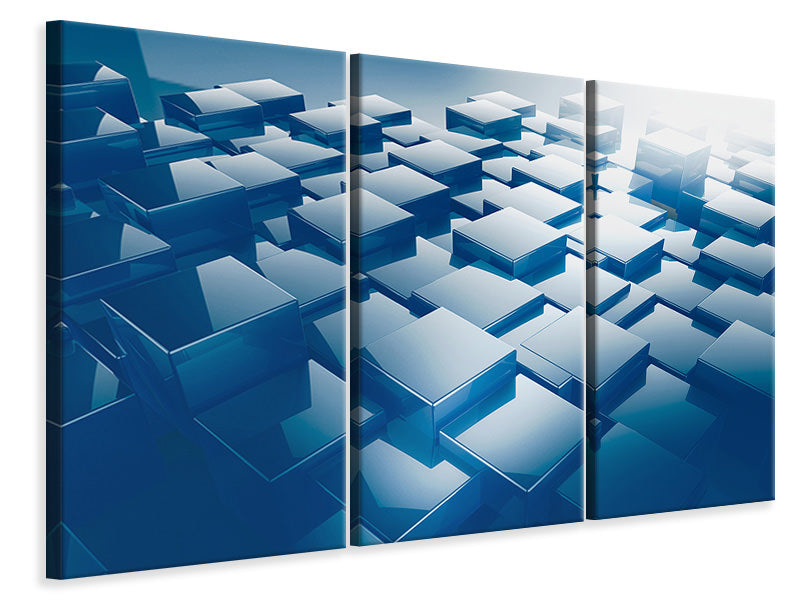 3-piece-canvas-print-3d-cubes-ii