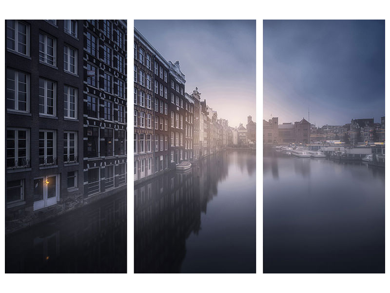 3-piece-canvas-print-amsterdam-morning-iii