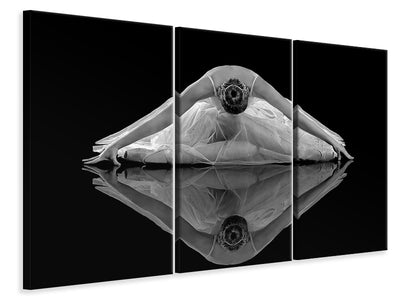 3-piece-canvas-print-ballerina-reflection