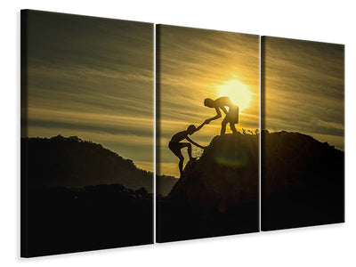 3-piece-canvas-print-climbing-in-the-mountains