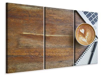 3-piece-canvas-print-coffee-to-work