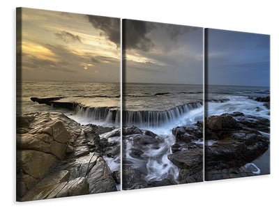 3-piece-canvas-print-evening-mood-at-the-sea