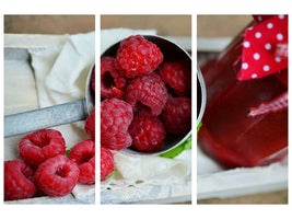 3-piece-canvas-print-fresh-raspberries