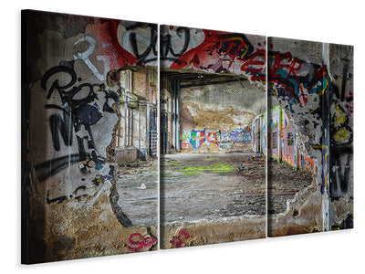 3-piece-canvas-print-graffiti-in-old-warehouse