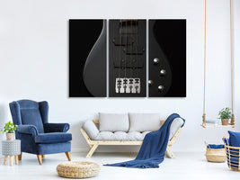 3-piece-canvas-print-guitar-in-black