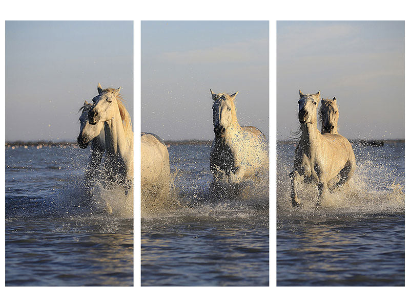 3-piece-canvas-print-horses-in-the-sea