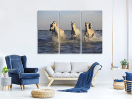 3-piece-canvas-print-horses-in-the-sea