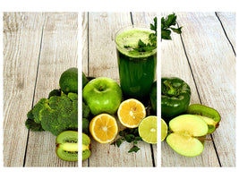 3-piece-canvas-print-ingredients-green-smoothie