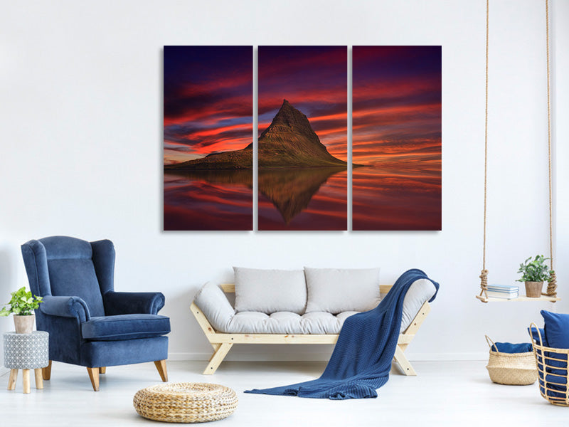 3-piece-canvas-print-kirkjufell-at-sunset