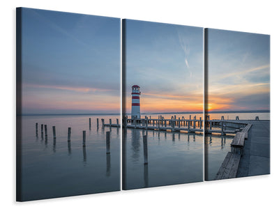 3-piece-canvas-print-lighthouse-in-the-sunset