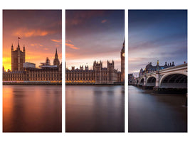 3-piece-canvas-print-london-palace-of-westminster-sunset