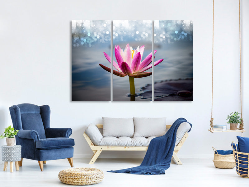 3-piece-canvas-print-lotus-in-the-morning-dew