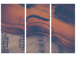 3-piece-canvas-print-old-violin