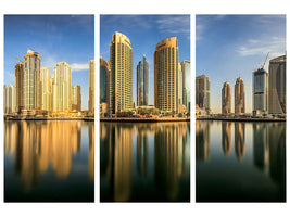 3-piece-canvas-print-panoramic-dubai-marina