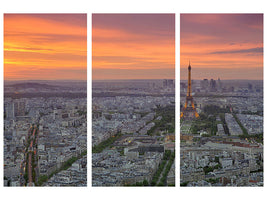 3-piece-canvas-print-paris-skyline-at-sunset