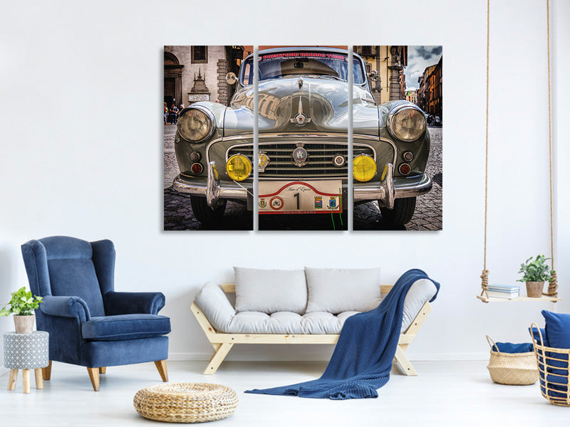 3-piece-canvas-print-ready-for-the-vintage-car-rally