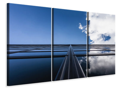 3-piece-canvas-print-reflection-of-clouds