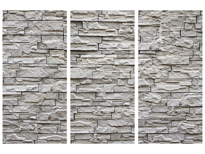 3-piece-canvas-print-stone-wall-design