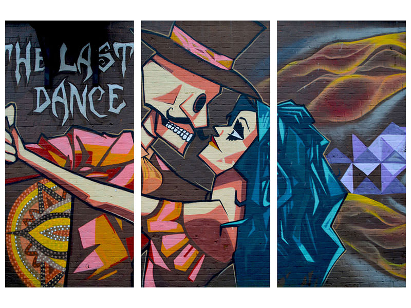 3-piece-canvas-print-street-art-last-dance