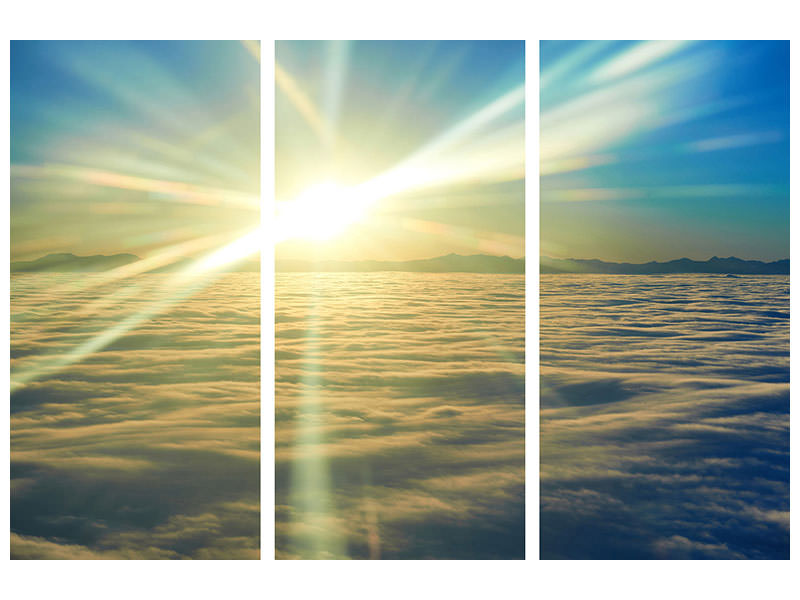 3-piece-canvas-print-sunrise-above-the-clouds