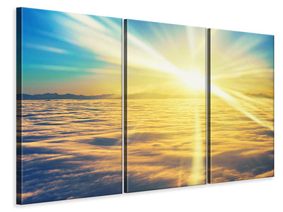 3-piece-canvas-print-sunset-above-the-clouds
