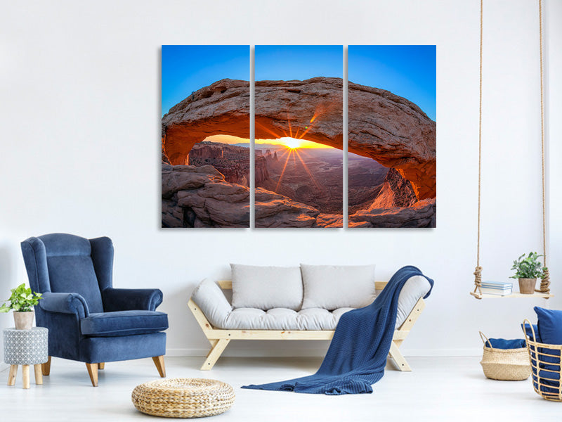 3-piece-canvas-print-sunset-at-mesa-arch