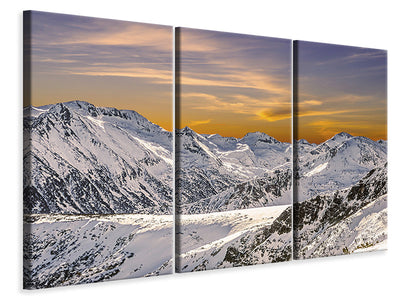 3-piece-canvas-print-sunset-in-the-mountains