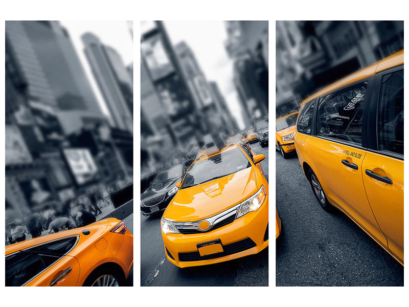 3-piece-canvas-print-taxi-in-nyc