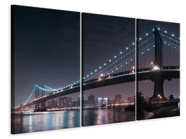 3-piece-canvas-print-the-2-lovers-under-manhattan-bridge