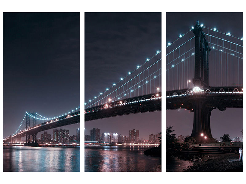 3-piece-canvas-print-the-2-lovers-under-manhattan-bridge