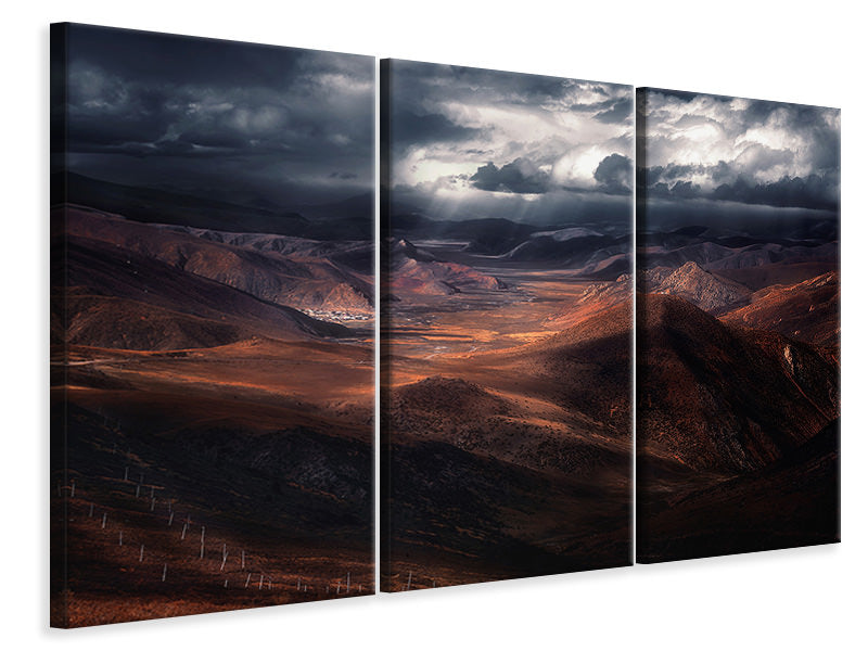 3-piece-canvas-print-the-highland-of-the-holy-light