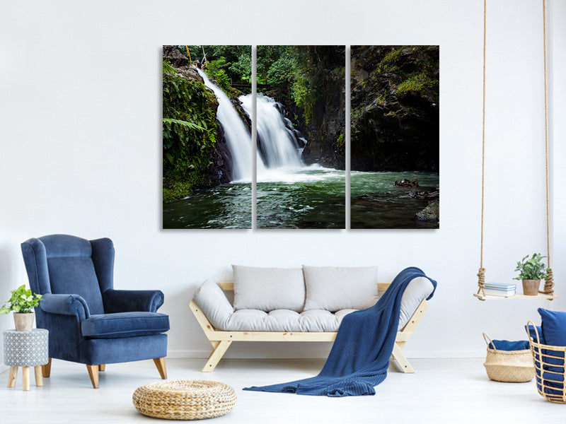 3-piece-canvas-print-waterfall-in-the-evening-light