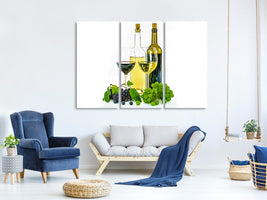 3-piece-canvas-print-white-wine-and-red-wine