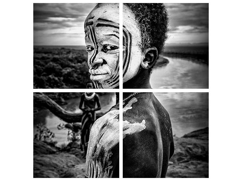 4-piece-canvas-print-a-boy-of-the-karo-tribe-omo-valley