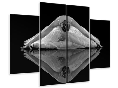 4-piece-canvas-print-ballerina-reflection